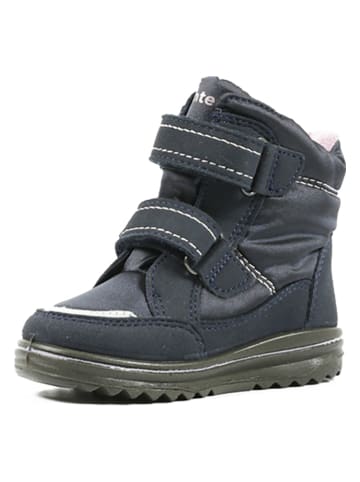 Richter Shoes Winterboots donkerblauw/lichtroze