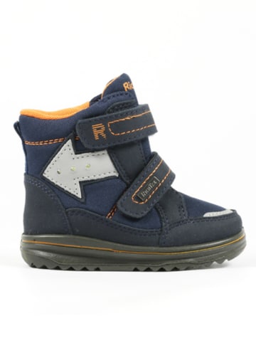 Richter Shoes Winterboots  in Dunkelblau/ Orange