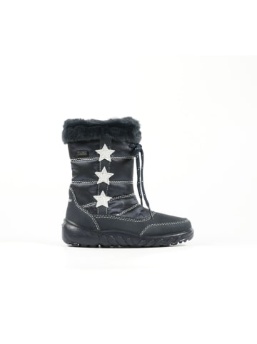 Richter Shoes Winterstiefel in Dunkelblau/ Silber