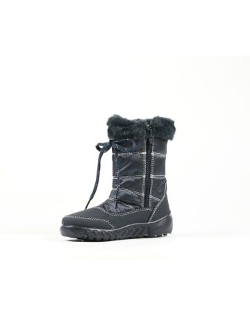 Richter Shoes Winterstiefel in Dunkelblau/ Silber