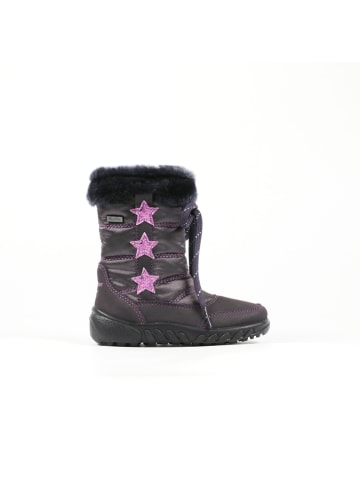 Richter Shoes Kozaki zimowe w kolorze jasnoróżowo-fioletowym