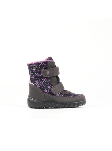 Richter Shoes Botki zimowe w kolorze fioletowo-jasnoróżowym