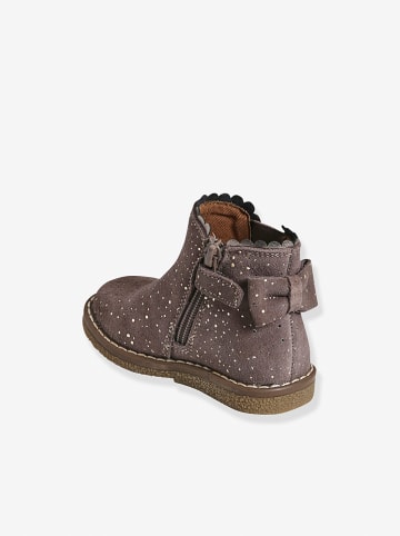 vertbaudet Leren chelseaboots bruin