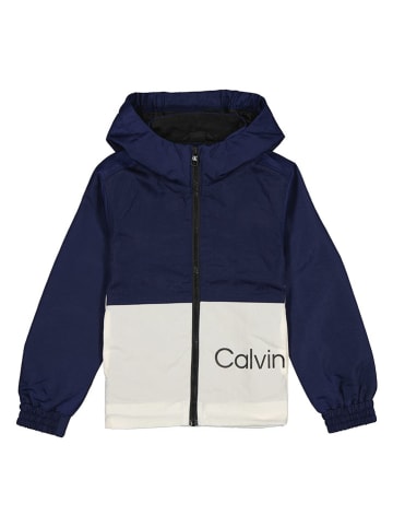 Calvin Klein Windbreaker donkerblauw/crème