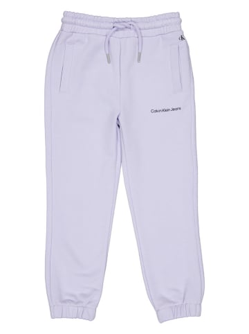 Calvin Klein Spodnie dresowe w kolorze lawendowym