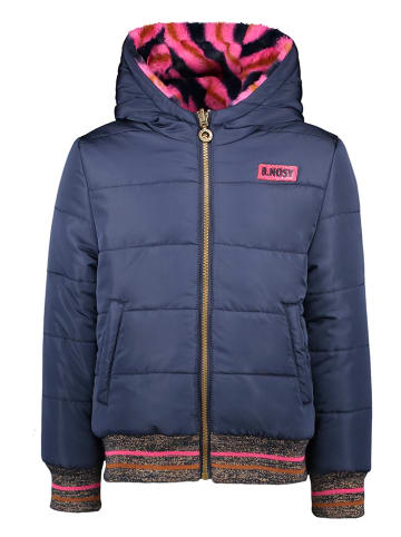 B.Nosy Omkeerbare jas donkerblauw/roze
