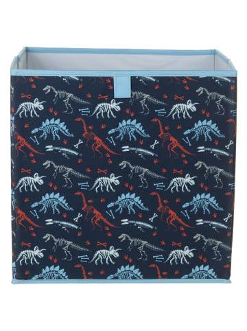 lamino 2-delige set: boxen lichtblauw/donkerblauw - (B)33 x (H)33 x (D)33 cm