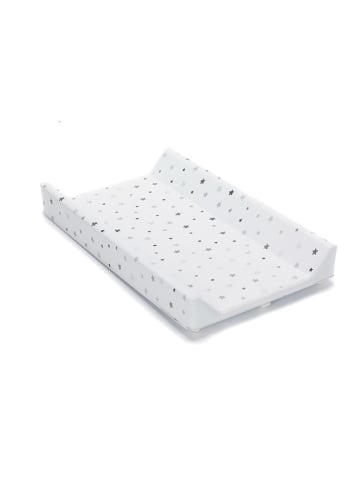 fillikid Wickelmatte "Sterne" in Weiß/ Bunt - (L)80 x (B)47 cm