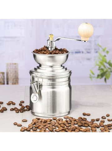Chefware Edelstahl-Kaffeemühle - (H)21,5 x Ø 10 cm