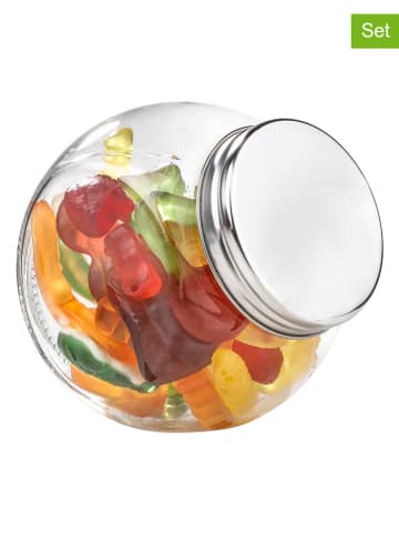 Chefware 3er-Set: Vorratsgläser in Transparent - 470 ml