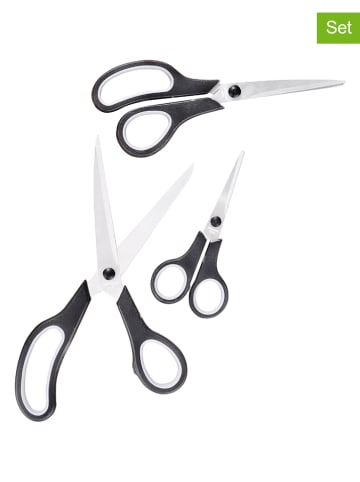 Chefware 3er-Set: Haushaltsscheren in Schwarz
