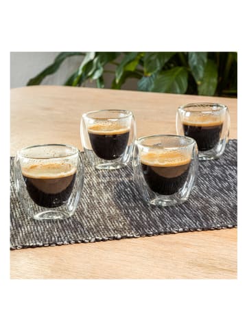 Profiline 4-delige set: espressoglazen - 80 ml