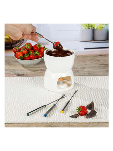 Profiline 6-delige fondue-set wit