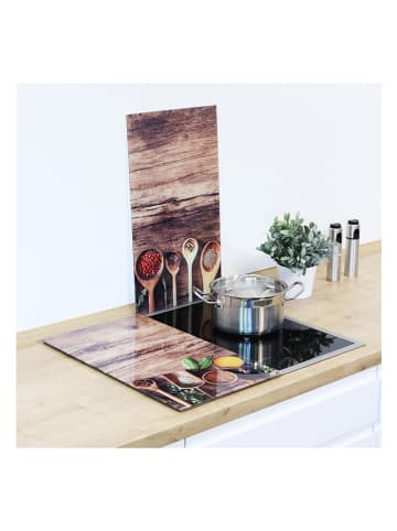 Chefware 2er-Set: Herdabdeckplatten in Bunt - (L)52 x (B)30 cm