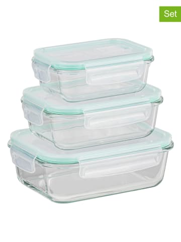 Chefware 3er-Set: Vorratsdosen in Transparent