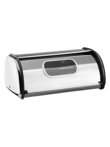 Chefware Edelstahl-Brotkasten - (B)35,5 x (H)14,5 x (T)23 cm