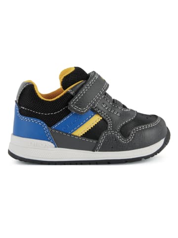 Geox Sneakers "Rishon" zwart/blauw