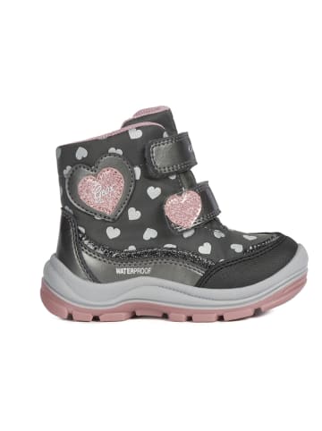 Geox Winterboots "Flanfil" in Anthrazit/ Rosa