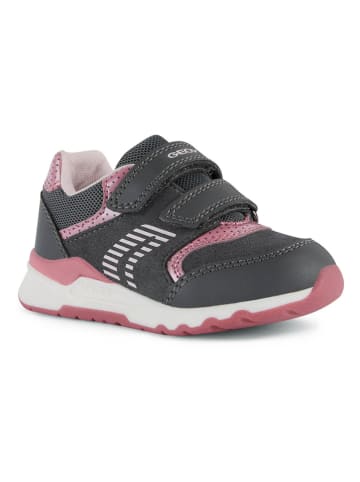 Geox Sneakers "Pyrip" antraciet/lichtroze