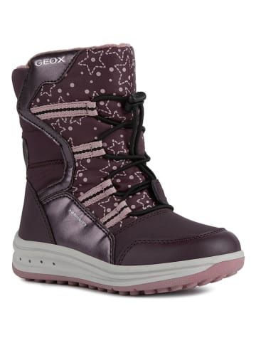 Geox Winterboots "Roby" aubergine
