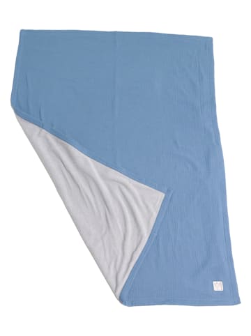 Kaiser Naturfellprodukte Decke "Playa" in Blau - (L)100 x (B)75 cm
