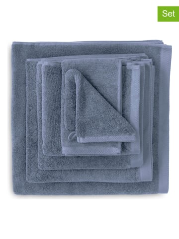Heckett Lane Ręczniki prysznicowe (2 szt.) w kolorze niebieskim