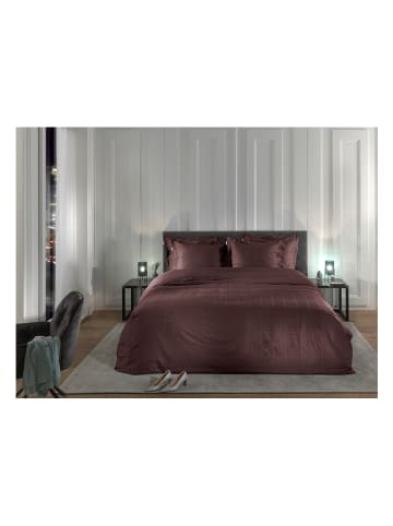 Heckett Lane Satijnen beddengoedset "Diamante" bruin
