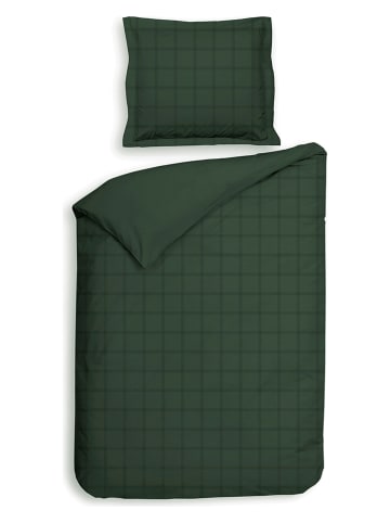 Heckett Lane Satijnen beddengoedset "Diamante" groen
