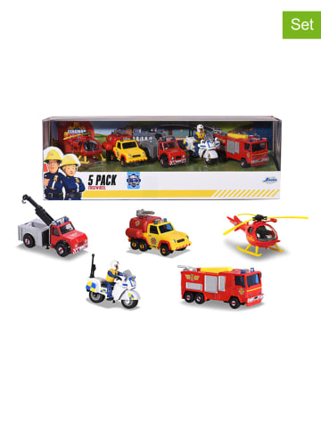 Feuerwehrmann Sam 5-częściowy zestaw pojazdów - 3+