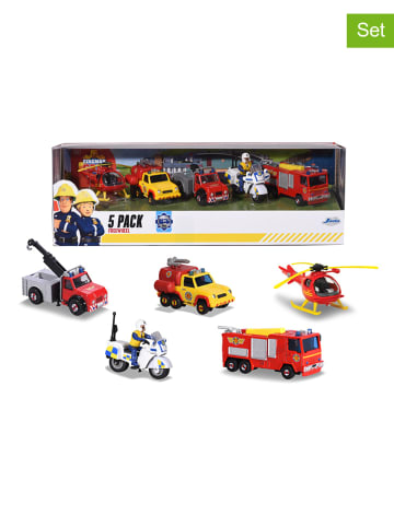 Feuerwehrmann Sam 5-delige set: inzetvoertuigen - vanaf 3 jaar