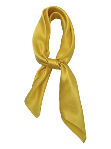 Made in Silk Zijden sjaal geel - (L)52 x (B)52 cm