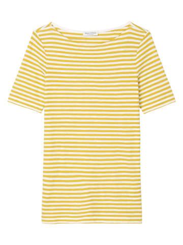 Marc O'Polo Shirt geel/wit