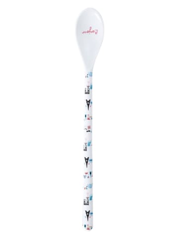 Rice 3-delige set: latte-macchiatolepels wit/meerkleurig - (L)22 cm