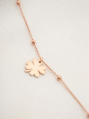 Lodie Silver Zilveren enkelketting met sierelement