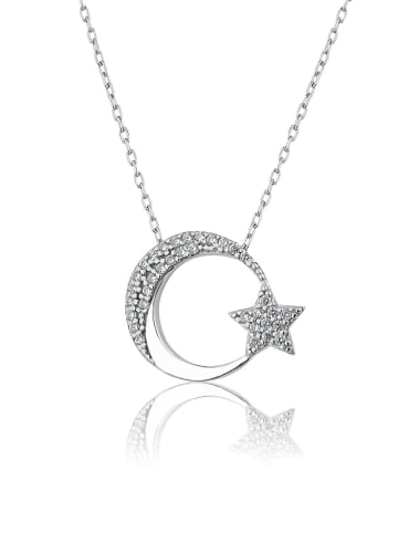 Lodie Silver Zilveren ketting met hanger - (L)43 cm