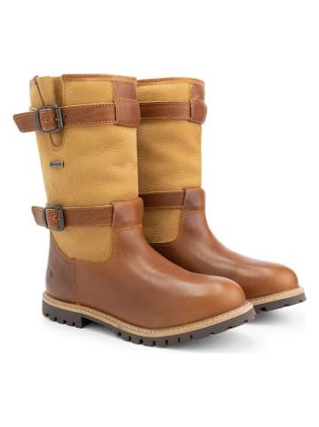 TRAVELIN' Leder-Stiefel "Sweden" in Cognac