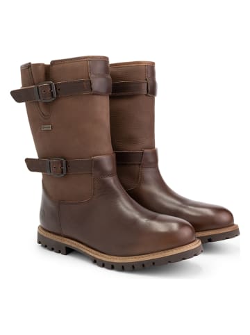 TRAVELIN' Leder-Boots "Sweden" in Braun