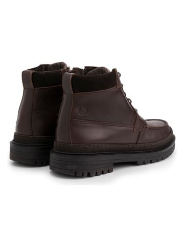 TRAVELIN' Leder-Boots "Dartmouth" in Braun