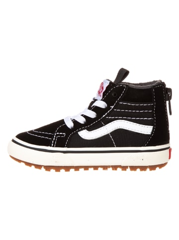 Vans Leren sneakers "SK8-Hi" zwart/wit
