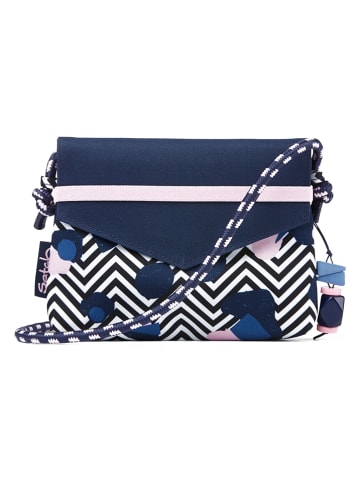 Satch Clutch "Stoney Mony" in Schwarz/ Weiß/ Bunt - (B)18 x (H)14 x (T)4 cm