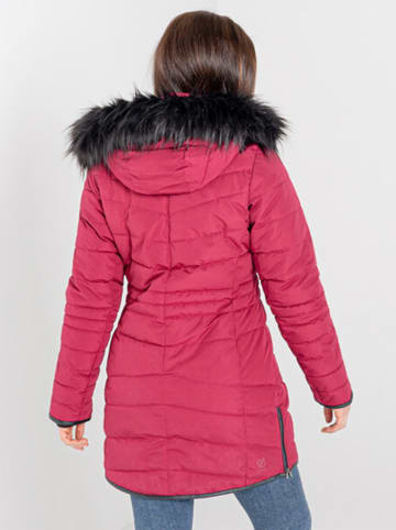 Dare 2b Doorgestikte mantel "Striking" roze/zwart