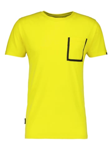 Alife and kickin Koszulka "Logo Pocket" w kolorze żółtym