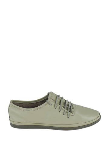 Lizza Shoes Leder-Sneakers in Oliv
