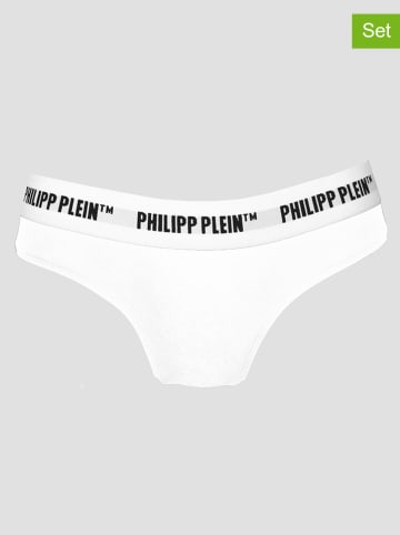 Philipp Plein 2er-Set: Slips in Weiß