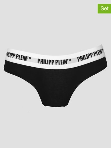 Philipp Plein 2er-Set: Slips in Schwarz