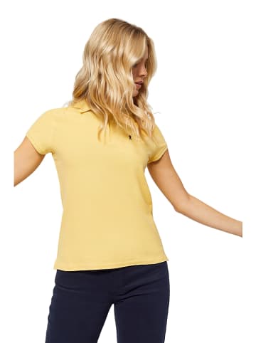 Polo Club Koszulka polo w kolorze żółtym