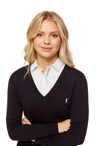 Polo Club Pullover in Schwarz