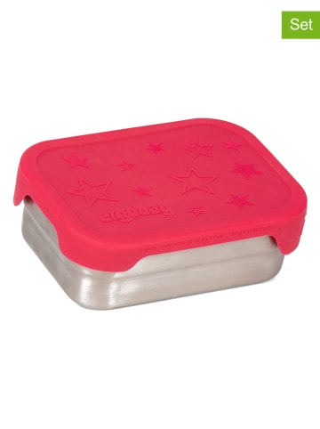 Ergobag 2tlg. Lunchbox-Set in Pink - (B)17 x (H)6 x (T)12 cm