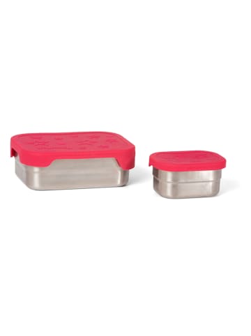 Ergobag 2-delige set: lunchboxen roze - (B)17 x (H)6 x (D)12 cm