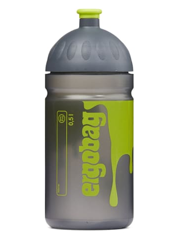 Ergobag Trinkflasche in Grau/ Limette - 500 ml